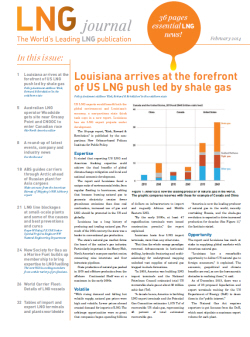 LNG journal 2014 February