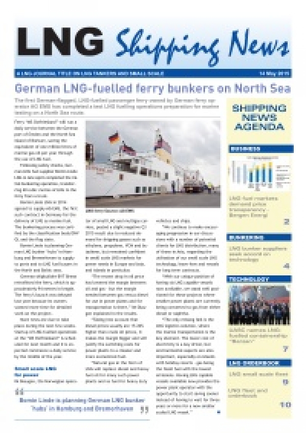 LNG Shipping News - 14 May 2015