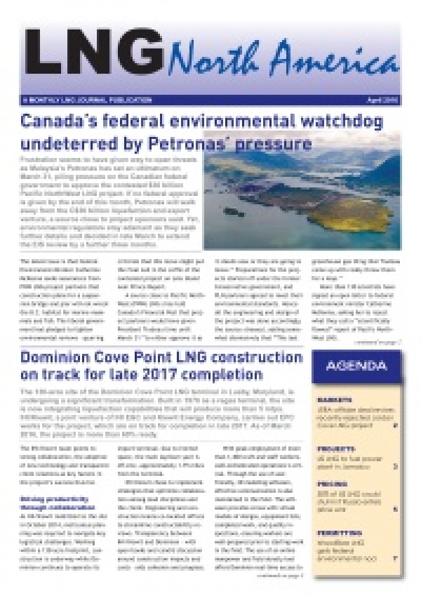 LNG North America – April 2016