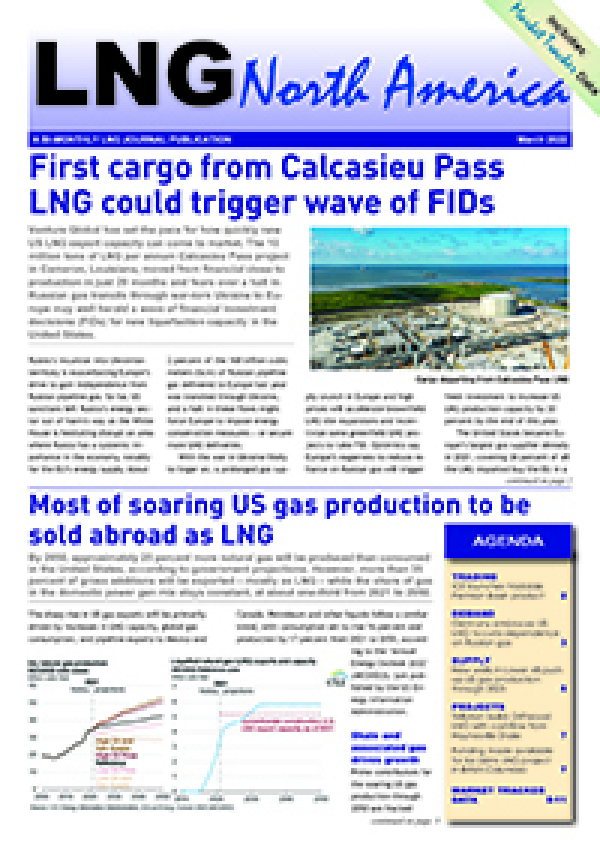 LNG North America – March 2022