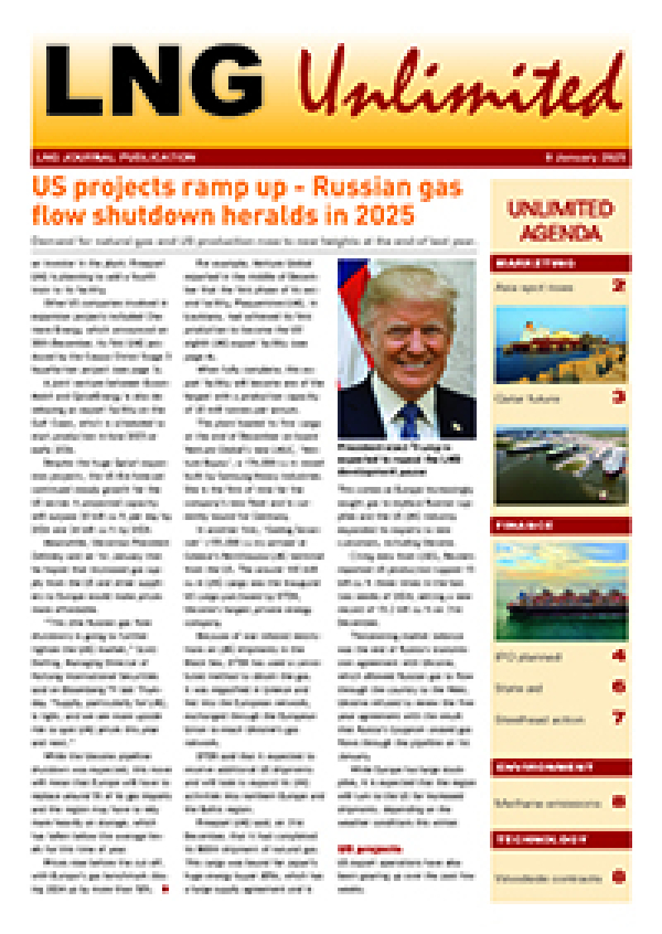 LNG Unlimited – 9 Jan 2025