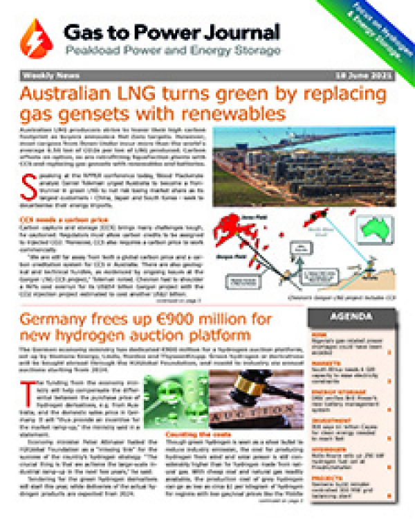 Gas to Power – June 18. 2021