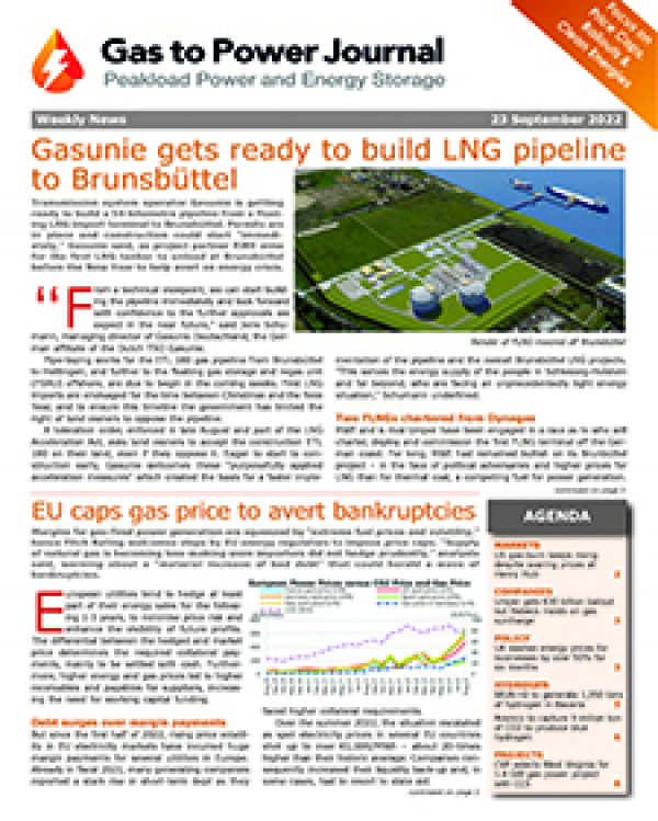 Gas to Power – September 23, 2022