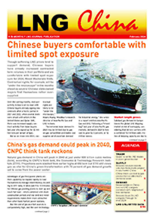 LNG China – February 2024