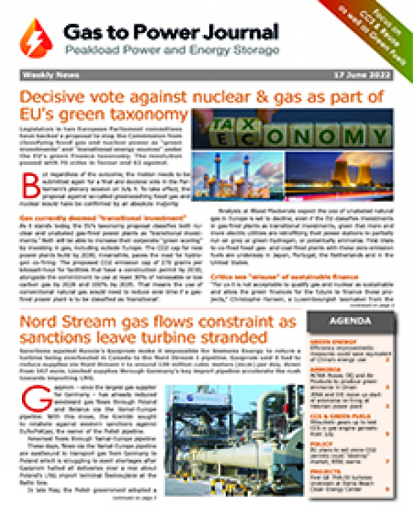 Gas to Power – June 17, 2022