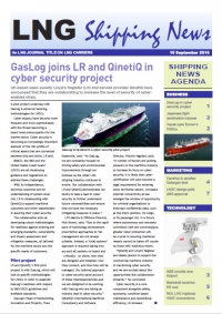 LNG Shipping News - 15 September 2016