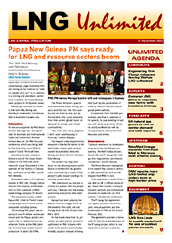 LNG Unlimited – 13 December 2022