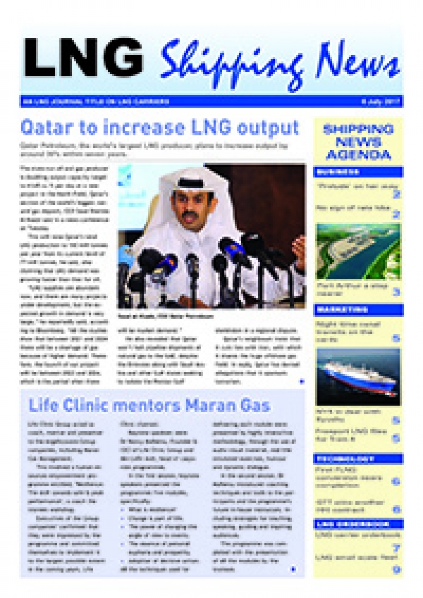 LNG Shipping News - 6 July 2017