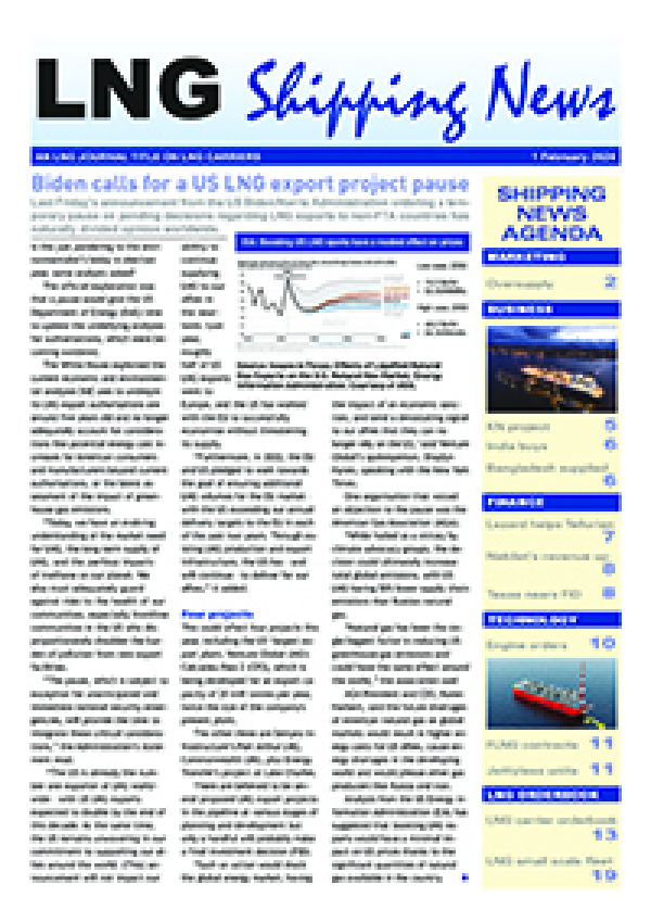 LNG Shipping News - 1 February 2024