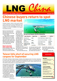 LNG China – September 2025