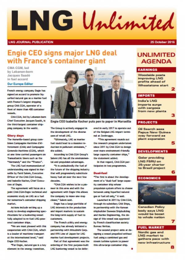 LNG Unlimited – 25 October 2016