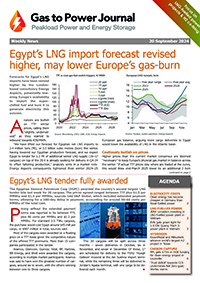 Gas to Power – September 20, 2024