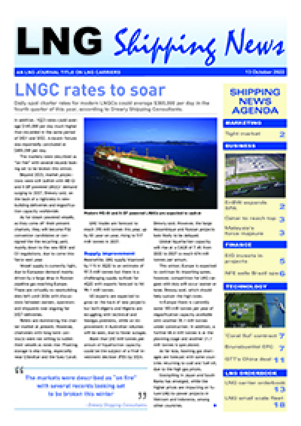 LNG Shipping News - 13 Oct 2022