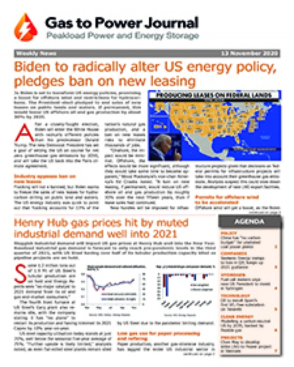 Gas to Power – November 13. 2020