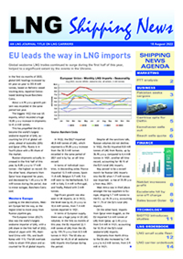 LNG Shipping News - 18 Aug 2022