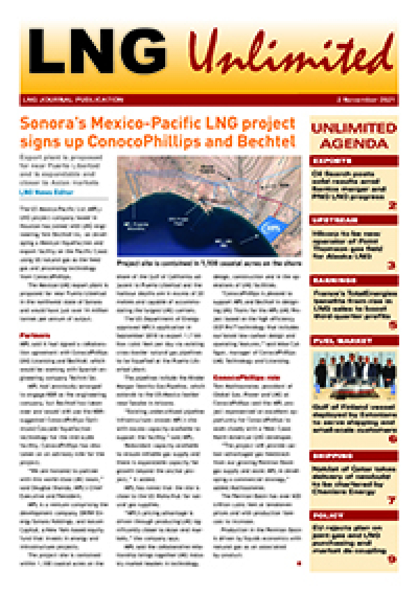 LNG Unlimited – 2 November 2021