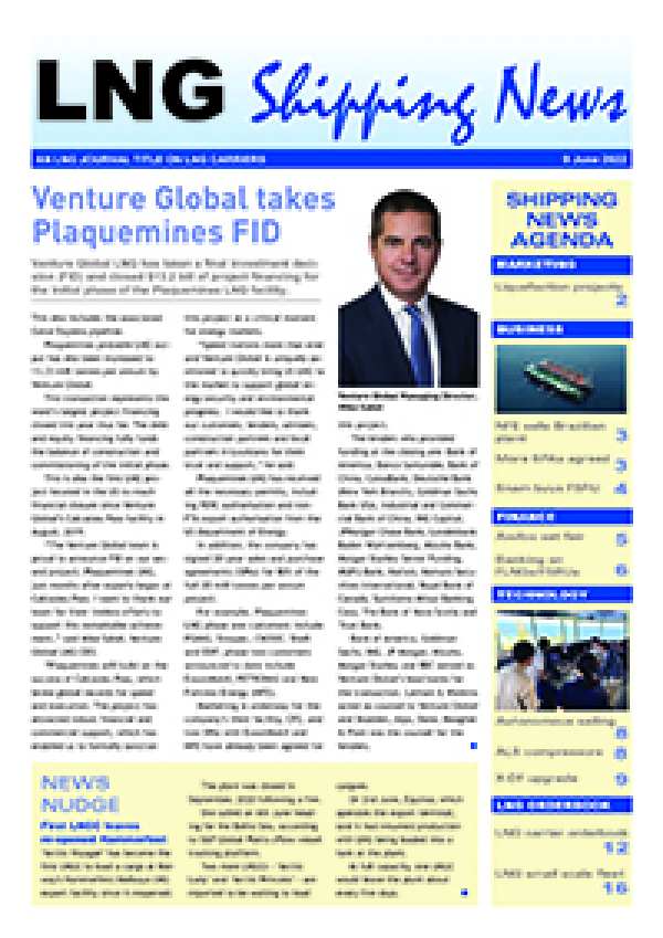 LNG Shipping News - 9 June 2022