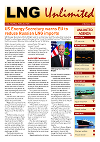 LNG Unlimited – 2 October 2025
