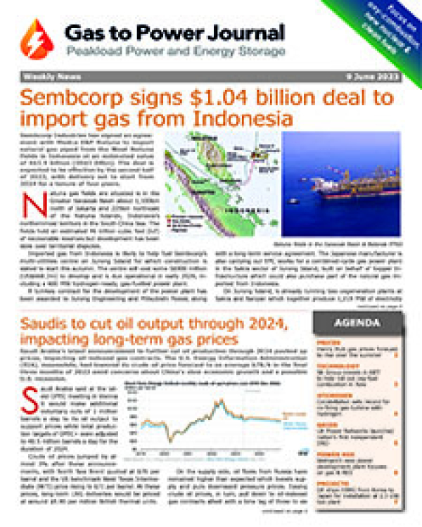 Gas to Power – June 9, 2023