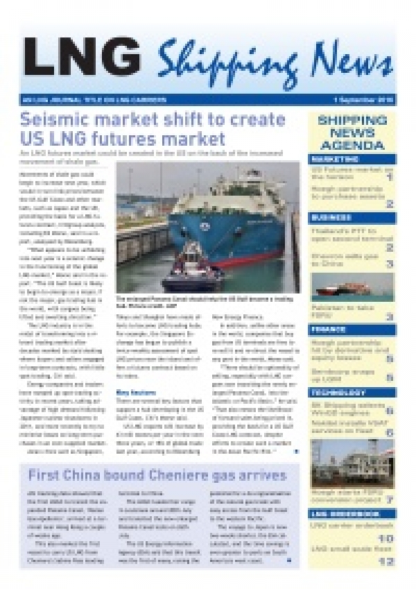 LNG Shipping News - 1 September 2016