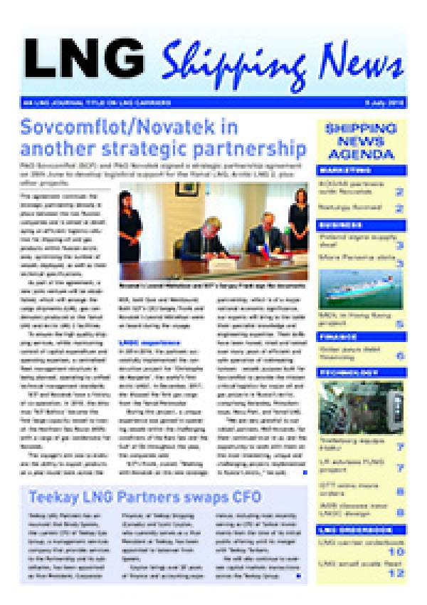 LNG Shipping News - 5 July 2018