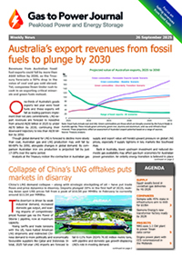 Gas to Power – September 26, 2025