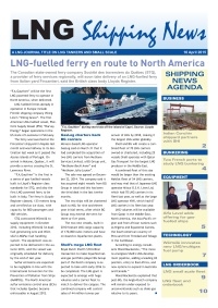 LNG Shipping News - 16 April 2015
