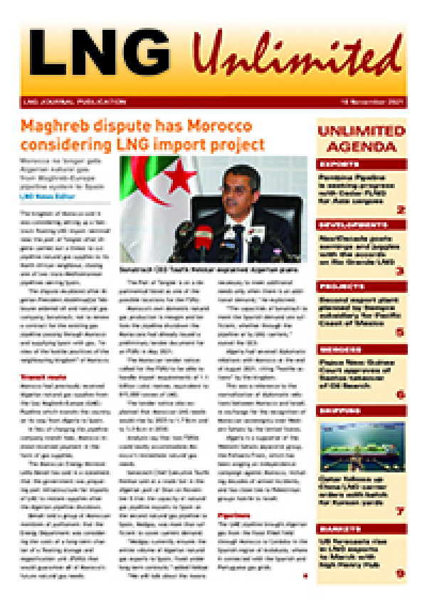 LNG Unlimited – 16 November 2021