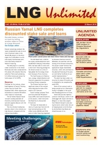 LNG Unlimited – 22 March 2016