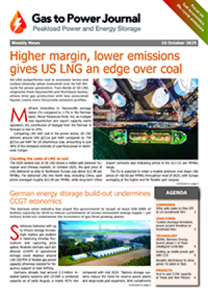 Gas to Power &ndash; October 10, 2025