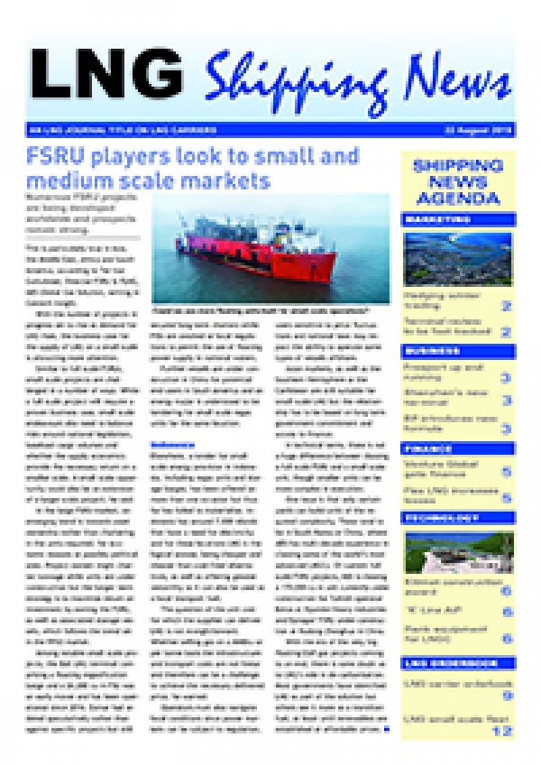 LNG Shipping News - 22 August 2019