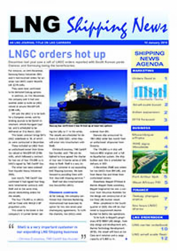 LNG Shipping News - 10 January 2019