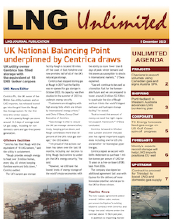 LNG Unlimited – 5 December 2023