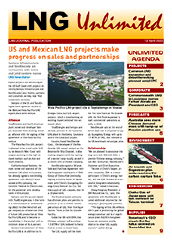 LNG Unlimited – 12 April 2022