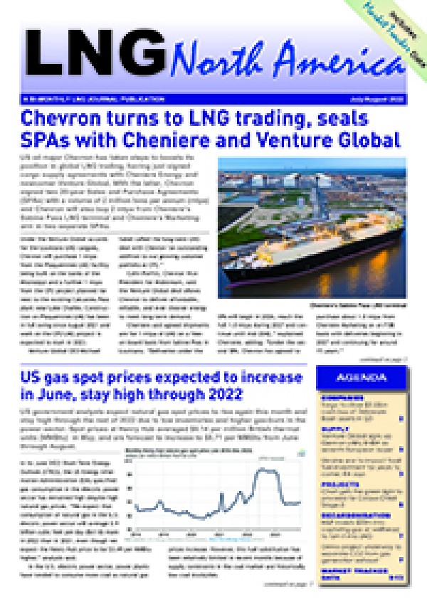 LNG North America – July/August 2022