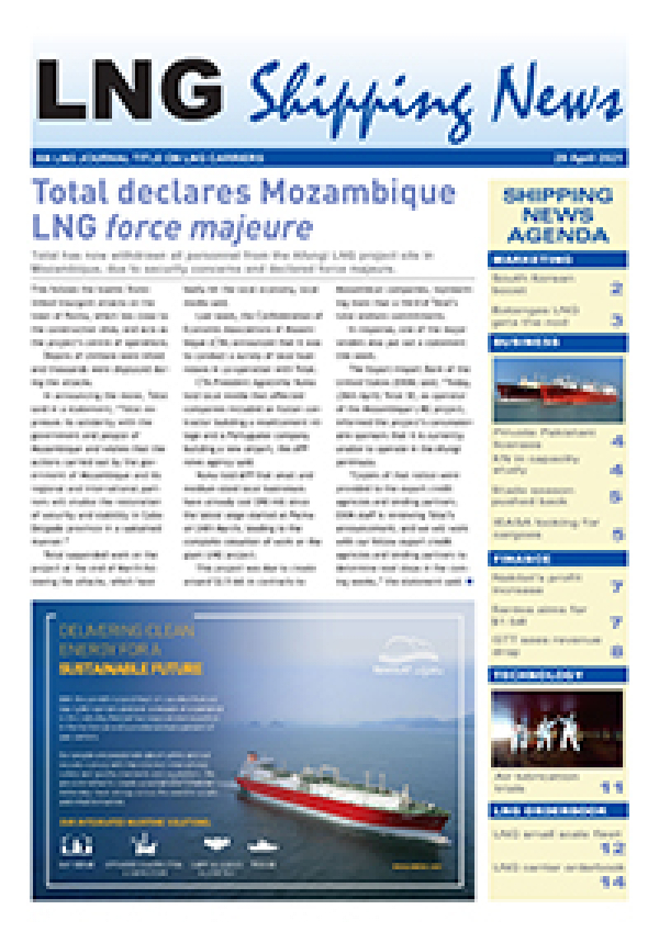 LNG Shipping News - 29 April 2021