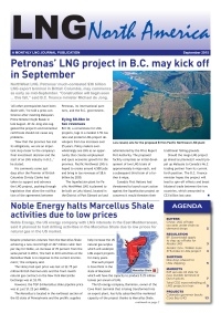 LNG North America - September 2015