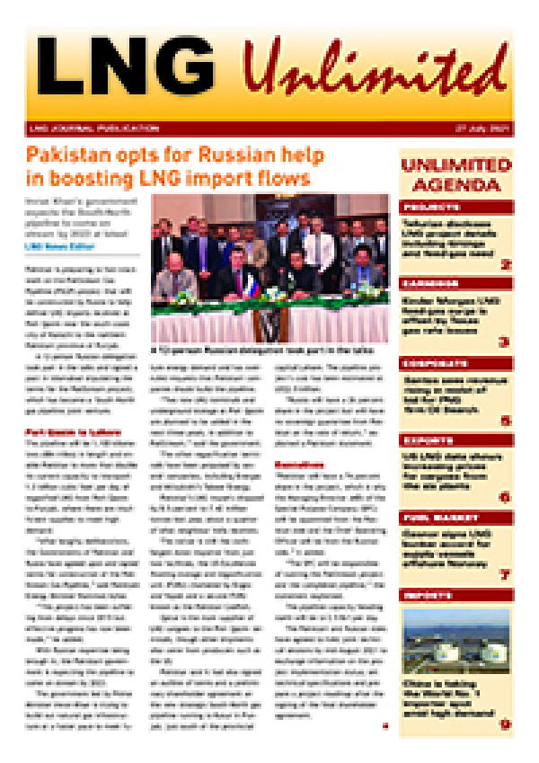 LNG Unlimited – 27 July 2021