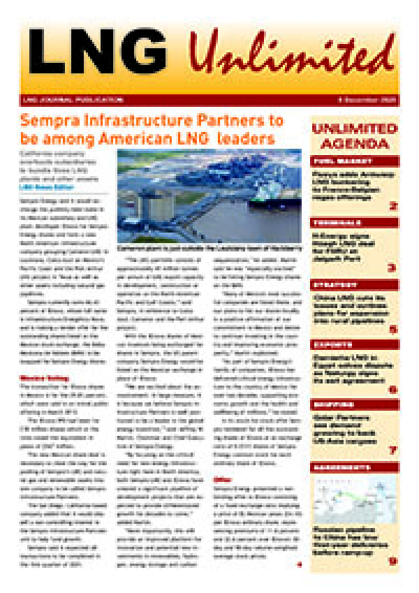 LNG Unlimited – 8 December 2020