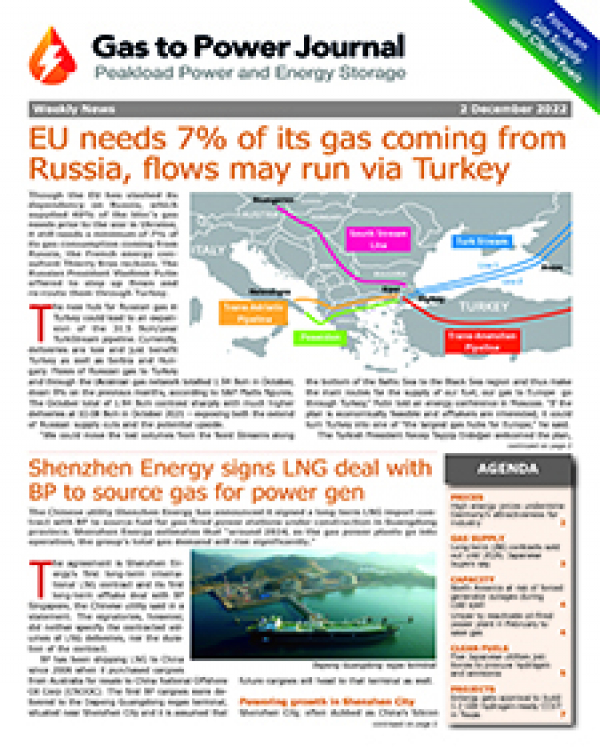 Gas to Power – December 2, 2022