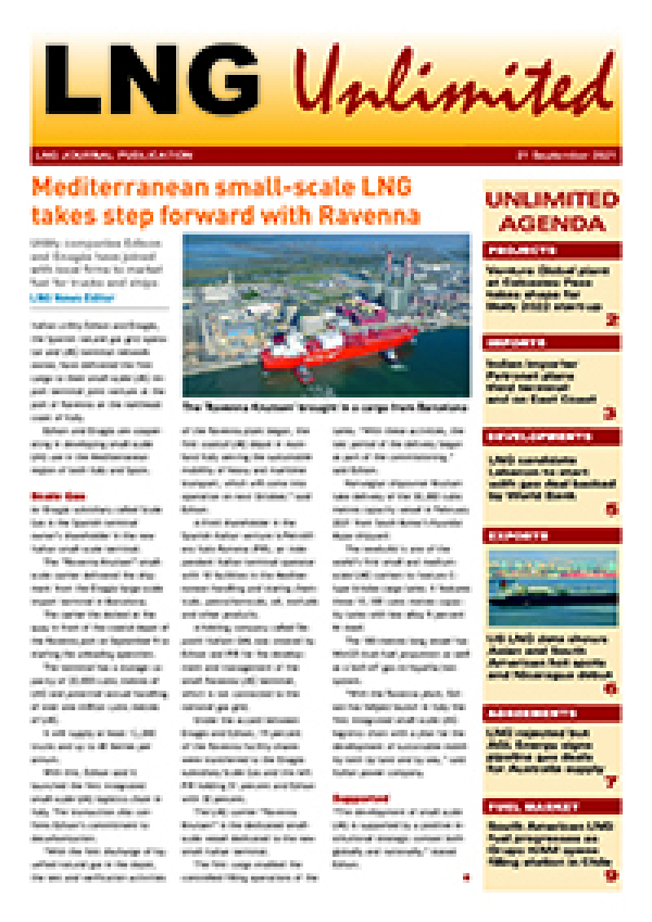 LNG Unlimited – 21 September 2021