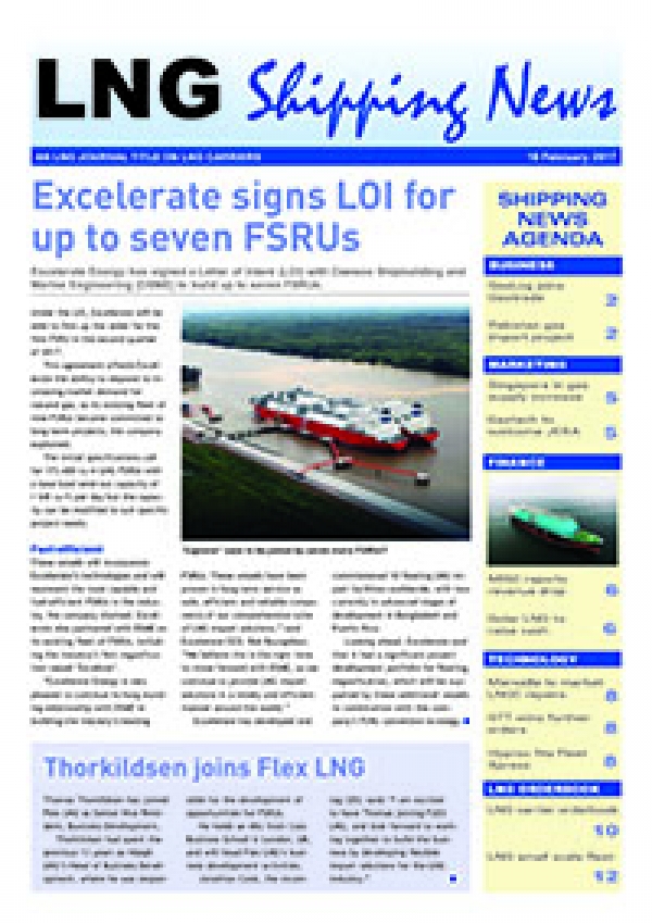 LNG Shipping News - 16 February 2017