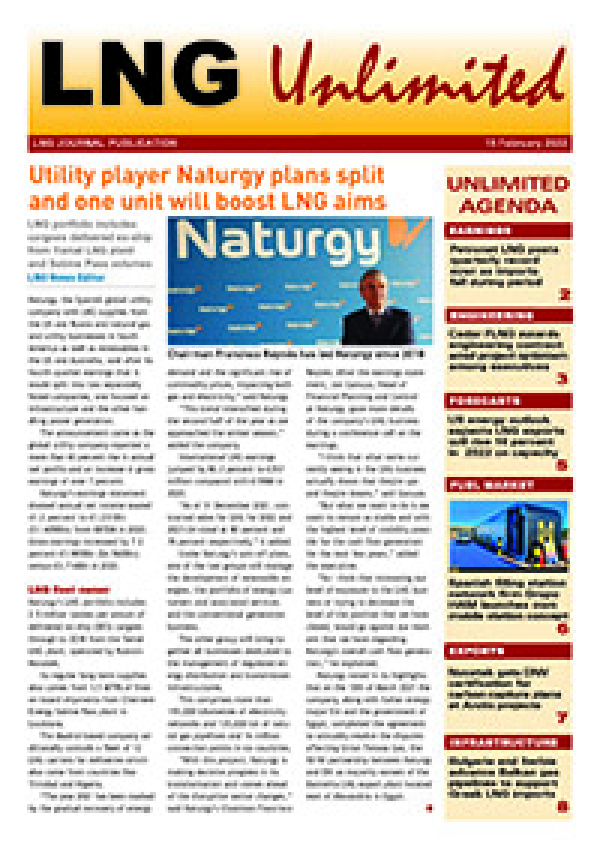 LNG Unlimited – 15 February 2022