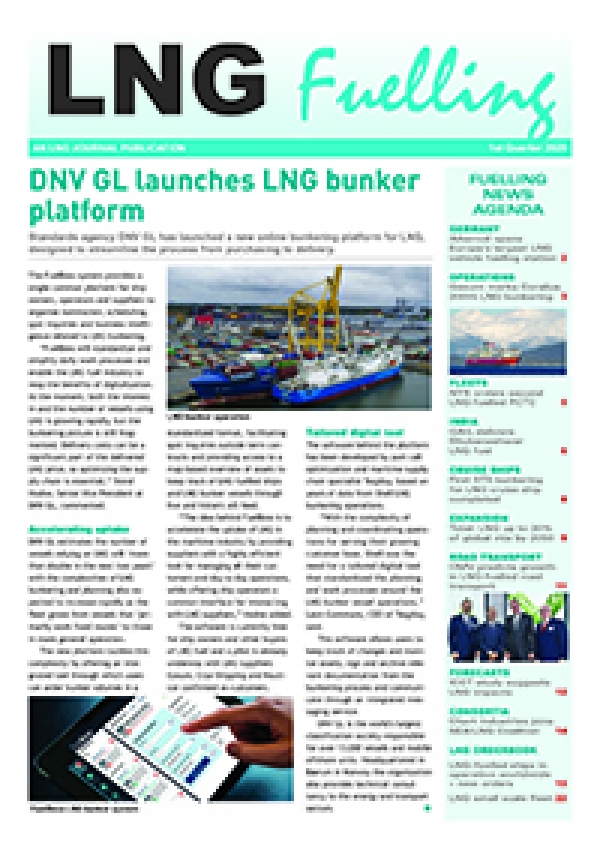 LNG Fuelling – 1st Quarter 2020