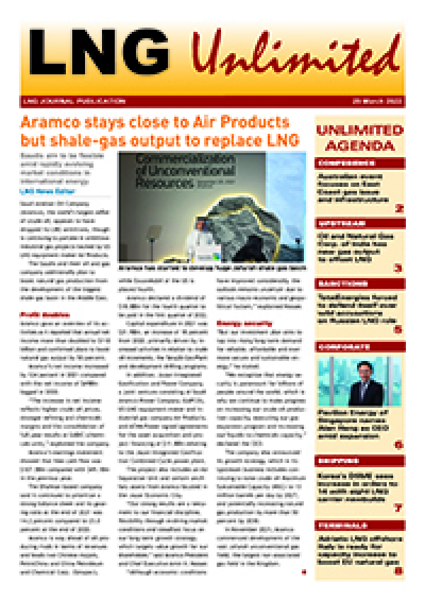 LNG Unlimited – 29 March 2022
