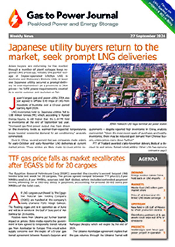 Gas to Power – September 27, 2024