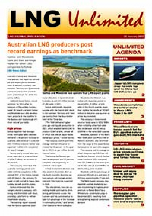 LNG Unlimited – 25 January 2022