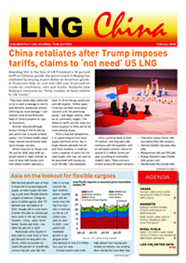 LNG China – February 2025