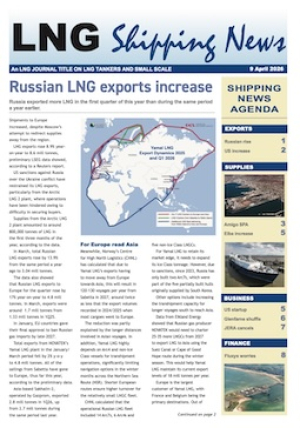 LNG Shipping News - 9 Apr 2026
