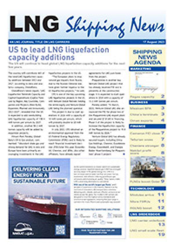 LNG Shipping News - 17 August 2023